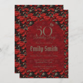 Unique Gardenias Inspired First Birthday Gift Einladung (Vorne/Hinten)