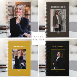 Unique Geometric Black & Gray Women Foto 2024 Planer