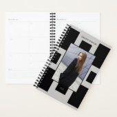 Unique Geometric Black & Gray Women Foto 2024 Planer (Anzeige)