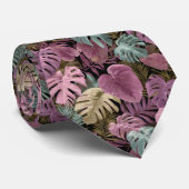 Unique Gifts For Husband Tropical Floral Krawatte (Gerollt)