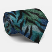 Unique Gifts For Men Tiger Skin Krawatte (Gerollt)