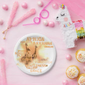 Unique Giraffes Paper Tellers 7" Pappteller (Party)