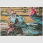 Unique Gothic Paris Gargoyle Decoupage Seidenpapier (Vorderseite)