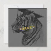 Unique Graduation Personalized Thank You Card Dankeskarte (Vorderseite)