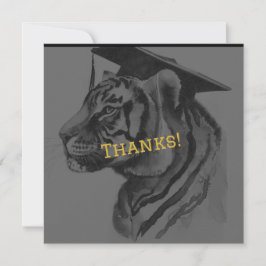 Unique Graduation Personalized Thank You Card Dankeskarte