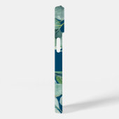 Unique Green Botanic Name Calligraphy Monogram Case-Mate iPhone Hülle (Rückseite / Rechts)