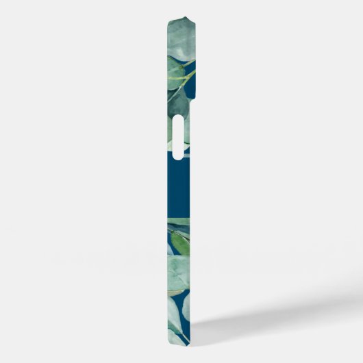 Unique Green Botanic Name Calligraphy Monogram Case-Mate iPhone Hülle (Rückseite / Rechts)