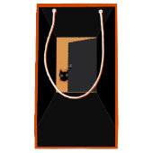 Unique Halloween Black Cat Kleine Geschenktüte (Vorderseite)