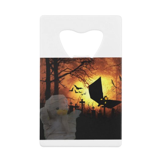 Unique Halloween Design Geldbeutel Flaschenöffner (Vorderseite)