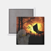 Unique Halloween Design Magnet (Vorderseite/Rückseite)