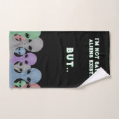 Unique Hand Drawn Multi Coloured Aliens  Badhandtuch Set (Handtuch)