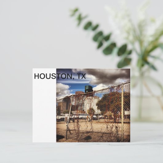Unique Houston Postcard Postkarte (Stehend Vorderseite)