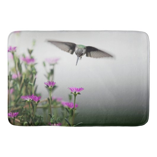 Unique Hummingbird Badematte (Vorderseite)