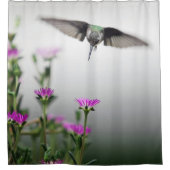 Unique Hummingbird Duschvorhang (Vorderseite)