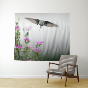 Unique Hummingbird Wandteppich