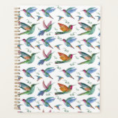 Unique Hummingbirds Planner Journal Planer (Vorderseite)