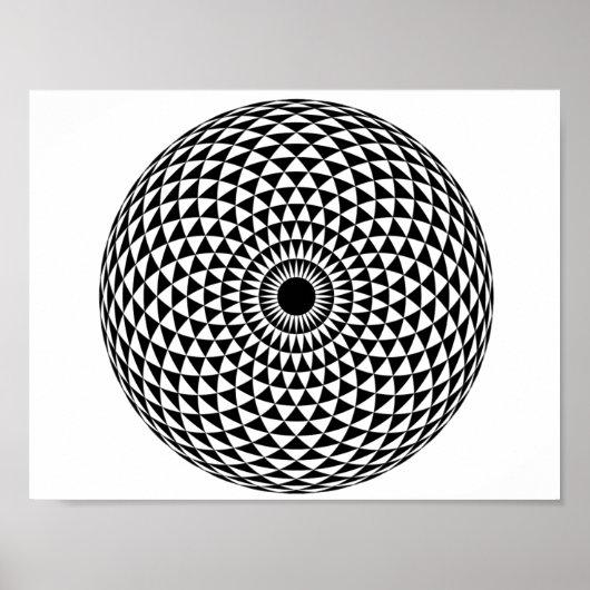 Unique Hypnotic Wall Poster (Vorne)