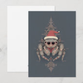 Unique Jumping Spider Christmas Cards Feiertagskarte (Vorne/Hinten)
