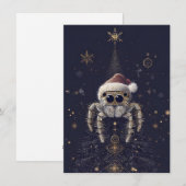 Unique Jumping Spider Christmas Cards Feiertagskarte (Vorne/Hinten)