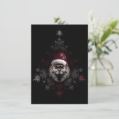 Unique Jumping Spider Christmas Cards Feiertagskarte (Stehend Vorderseite)