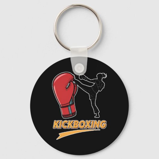 Unique Kickboxing Boxing Glove Design Schlüsselanhänger (Vorderseite)