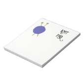 Unique Knitting Notepad Notizblock (Rotiert)
