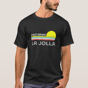 Unique La Jolla California Retro Sunset Grafische T-Shirt