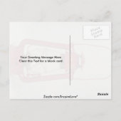 Unique Lantern Postkarte (Rückseite)