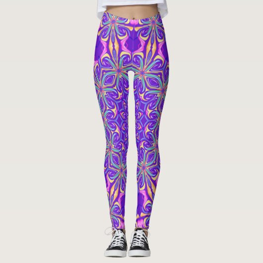 Unique leggings purpple (Vorderseite)