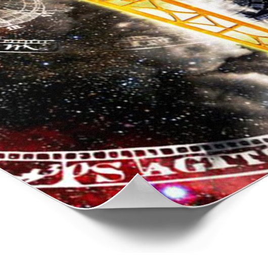 Unique Libra Zodiac Wall Art | Perfekte Geschenkid Poster (Ecke)