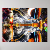 Unique Libra Zodiac Wall Art | Perfekte Geschenkid Poster (Vorne)