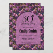 Unique Lilies Fantasy Outdoor Birthday Einladung (Vorne/Hinten)