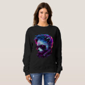Unique Men and Women Red Panda Punk Rock Edgy Stre Sweatshirt (Vorne ganz)