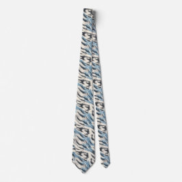 Unique Menswear Ties Tiger Print Krawatte