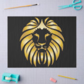 Unique Metal Lions Head Design Decoupage Seidenpapier (Basteln)