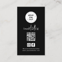 Unique Minimalistisch Black Social Media Qr Code