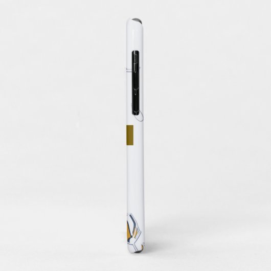 Unique Modern Monogram Initial Name Personalized  Case-Mate iPhone Hülle (Hinten/Links)