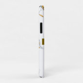 Unique Modern Monogram Initial Name Personalized  Case-Mate iPhone Hülle (Hinten/Rechts)