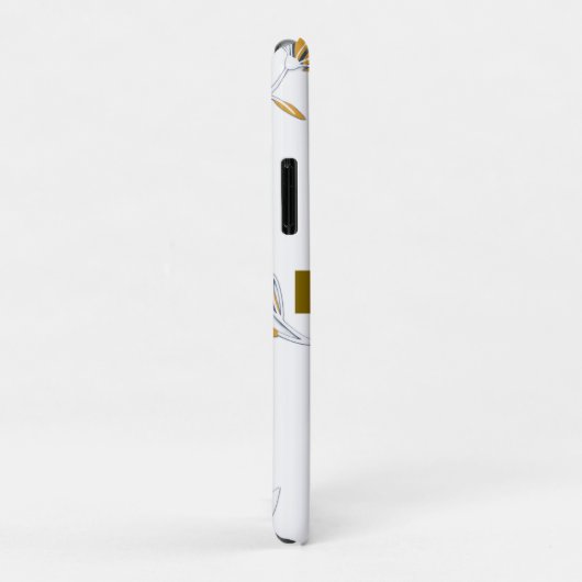 Unique Modern Monogram Initial Name Personalized  Case-Mate iPhone Hülle (Hinten/Rechts)