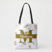 Unique Modern Monogram Initial Name Personalized  Tasche (Vorderseite)