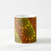 Unique Muster Sun Africa Fire Mandala Geometric Kaffeetasse (Mittel)