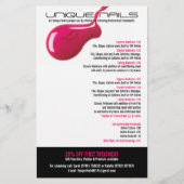 Unique Nails Salon Flyer (Vorne)
