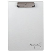 Unique Name Design Clipboard for Office or Home Klemmbrett (Vorderseite)