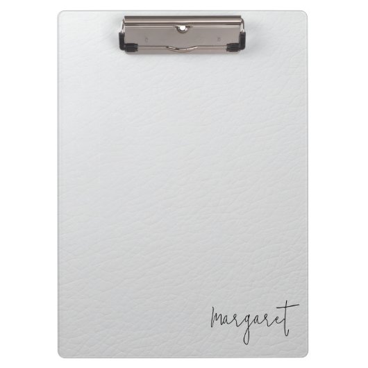 Unique Name Design Clipboard for Office or Home Klemmbrett (Vorderseite)