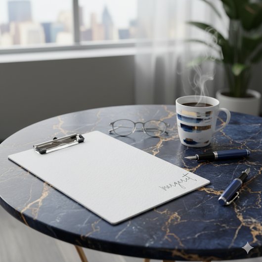 Unique Name Design Clipboard for Office or Home Klemmbrett