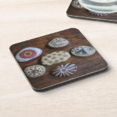 Unique Native American Folk Symbols Untersetzer (Linke Seite)