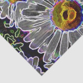 Unique Neon Daisies Seidenpapier (Ausschnitt)