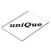 uniQue Notizblock (Linke Seite)