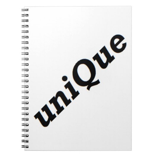 uniQue Notizblock (Vorderseite)