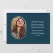 Unique Oblong 4 Foto Collage 2023 Abschluss Ankündigung (Rückseite)